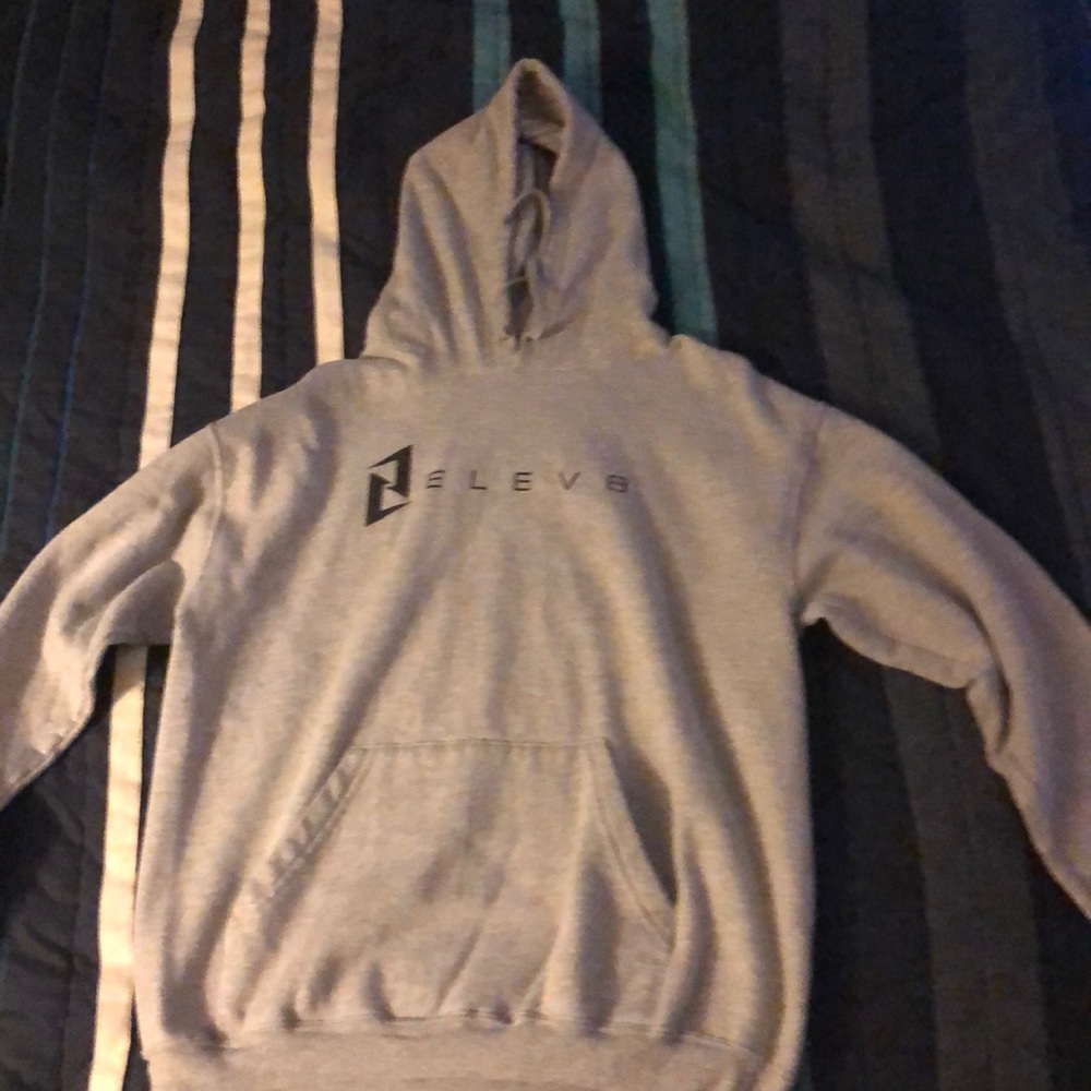Grey Mens Small Hoodie